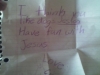 Letter to Jessica